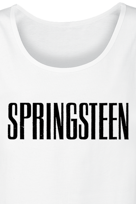 Débardeur  de Bruce Springsteen - Logo - XL à XXL - pour Homme - blanc - Bruce Springsteen - View 2