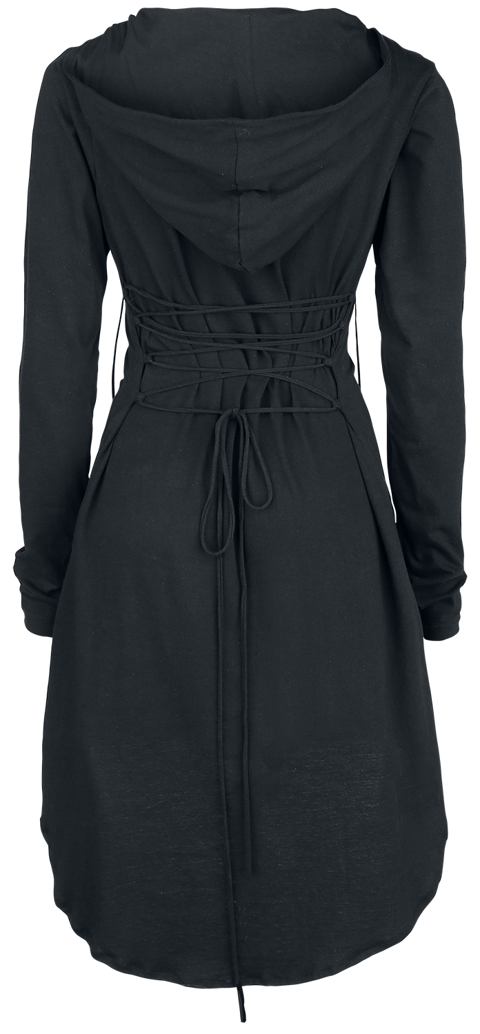 Robe mi-longue Gothic de Gothicana by EMP - Angels Fall - S à XXL - pour Femme - noir - Gothicana by EMP - View 2