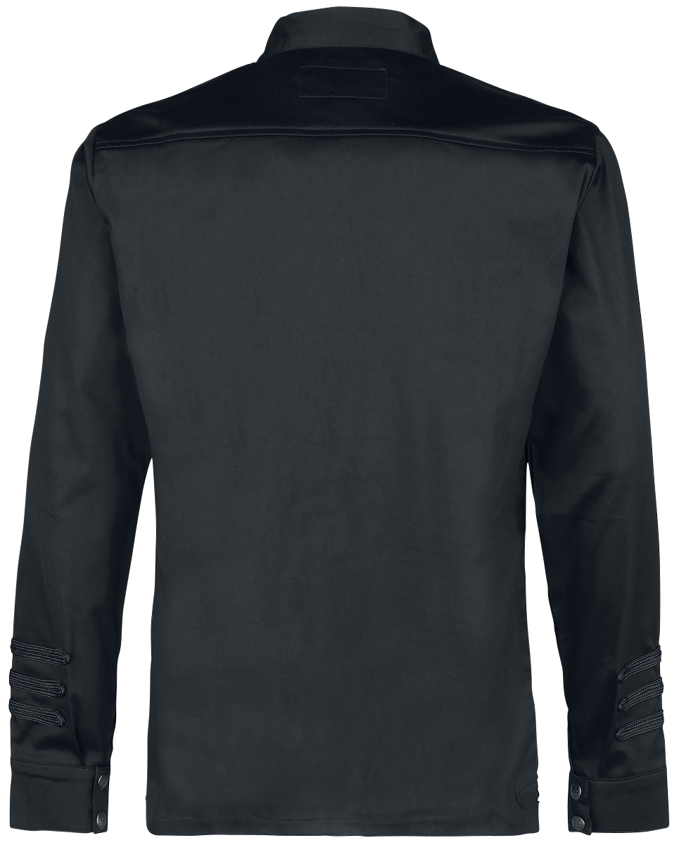 Chemise manches longues Gothic de Gothicana by EMP - Counterplay - S à XXL - pour Homme - noir - Gothicana by EMP - View 2