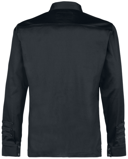 Chemise manches longues Gothic de Gothicana by EMP - Counterplay - S à XXL - pour Homme - noir - Gothicana by EMP - View 2