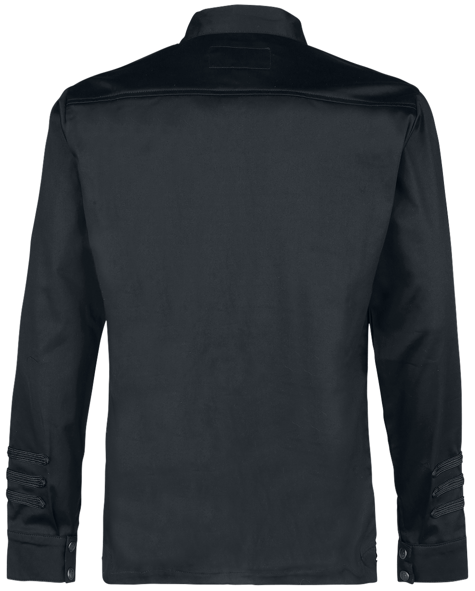 Chemise manches longues Gothic de Gothicana by EMP - Counterplay - S à XXL - pour Homme - noir - Gothicana by EMP - View 2
