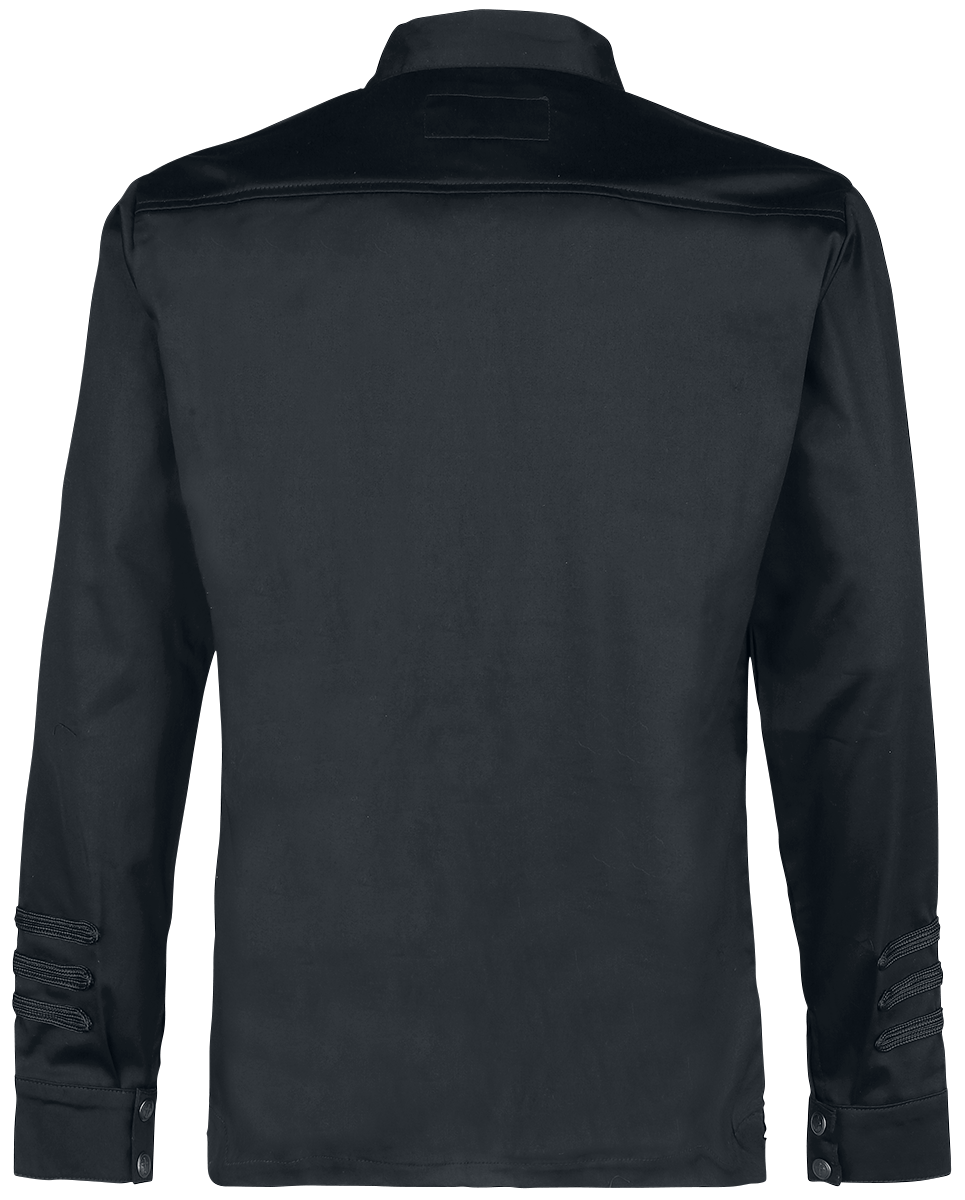Chemise manches longues Gothic de Gothicana by EMP - Counterplay - S à XXL - pour Homme - noir - Gothicana by EMP - View 2