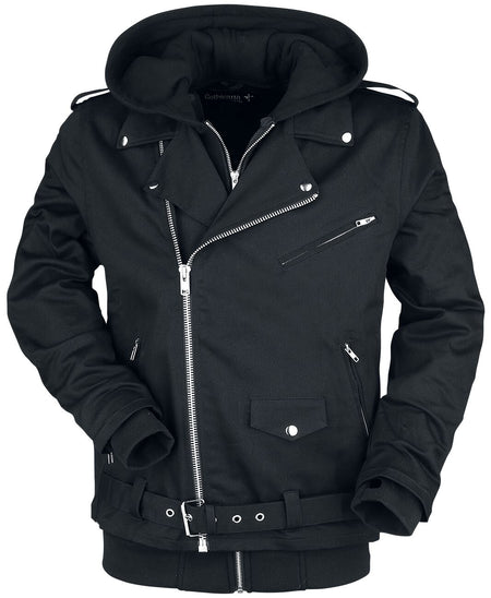 Veste mi-saison Gothic de Gothicana by EMP - Kukuth - M à L - pour Homme - noir - Gothicana by EMP