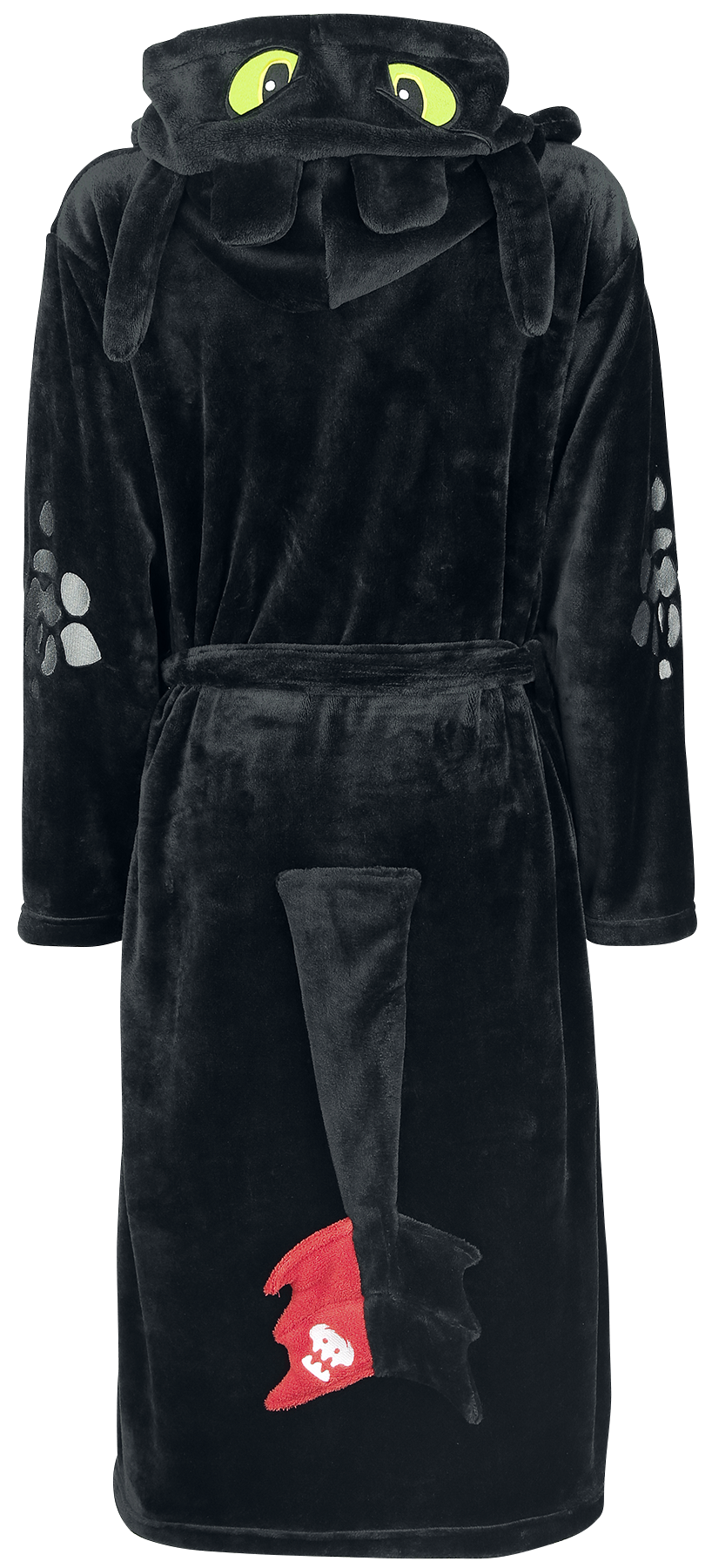 Robe de Chambre  de Dragons - Krokmou - Cosplay - one size - pour Unisexe - noir - Dragons - View 2