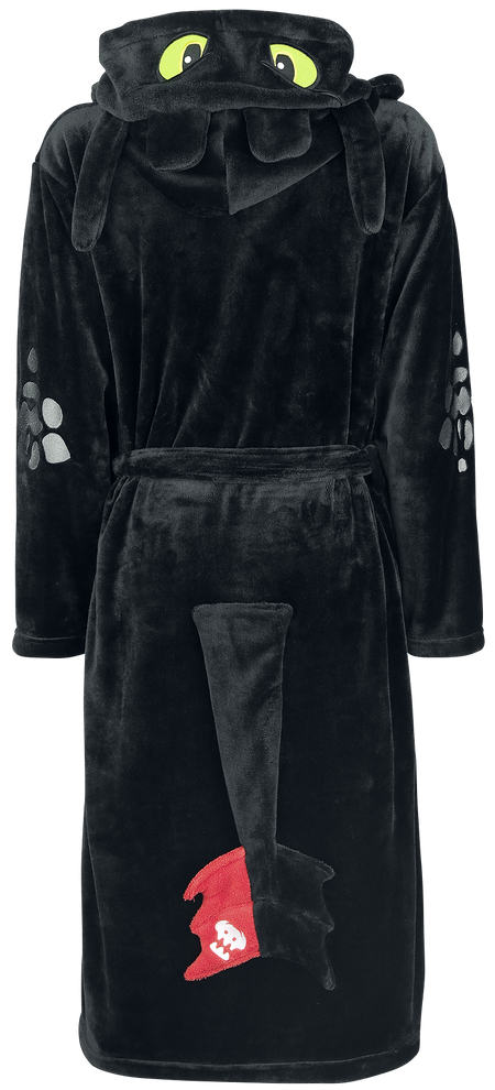 Robe de Chambre  de Dragons - Krokmou - Cosplay - one size - pour Unisexe - noir - Dragons - View 2