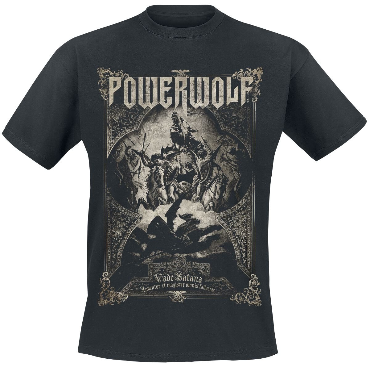 T-Shirt Manches courtes  de Powerwolf - Vada Satana - S à 5XL - pour Homme - noir - Powerwolf