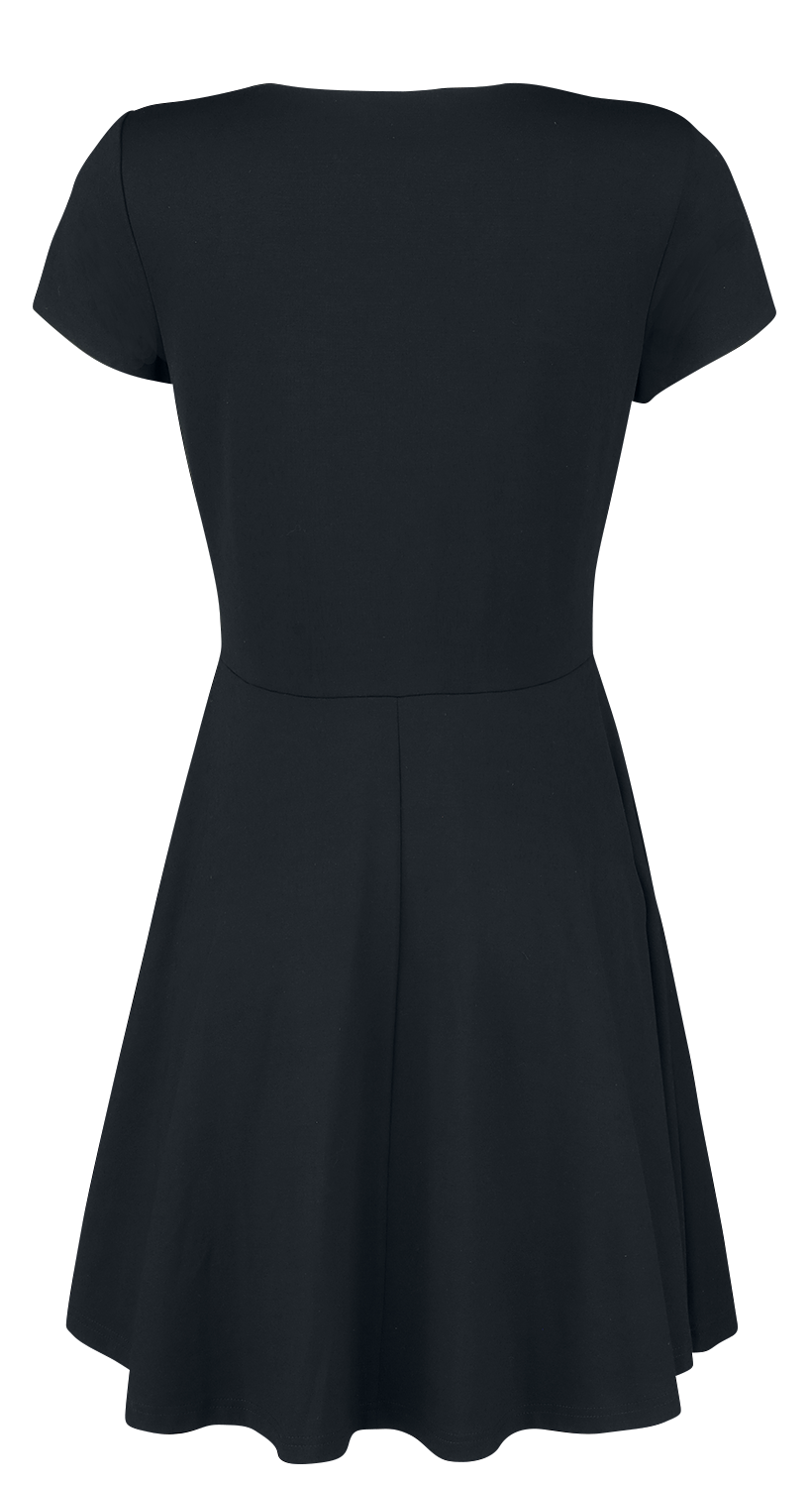 Robe courte Gothic de Jawbreaker - Robe In A Mood - XS à 4XL - pour Femme - noir/blanc - Jawbreaker - View 2