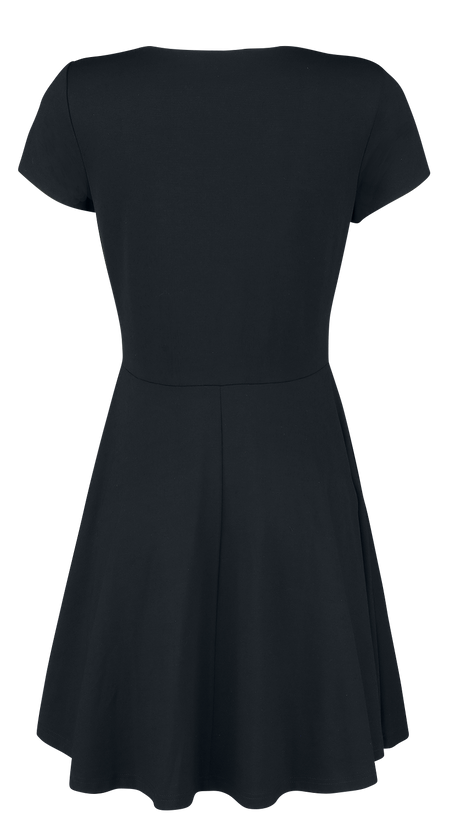 Robe courte Gothic de Jawbreaker - Robe In A Mood - XS à 4XL - pour Femme - noir/blanc - Jawbreaker - View 2