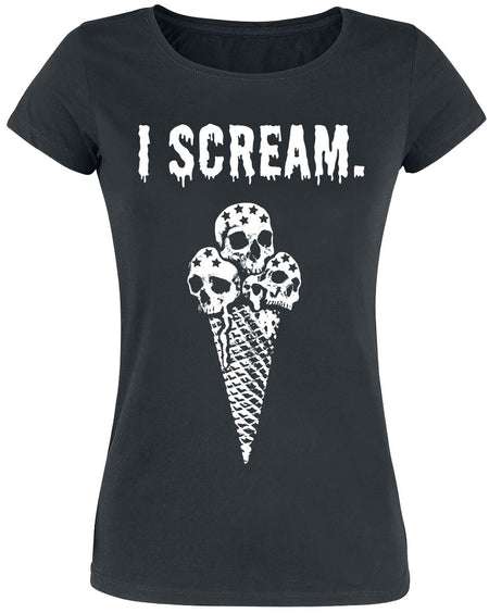 T-Shirt Manches courtes  de RED by EMP - Dare To Be Different - M - pour Femme - noir - RED by EMP