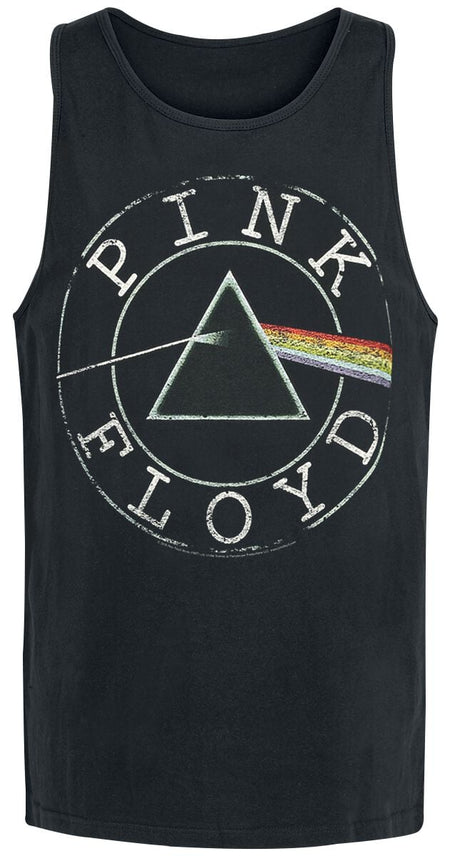 Débardeur  de Pink Floyd - Logo Circle - S à XXL - pour Homme - noir - Pink Floyd