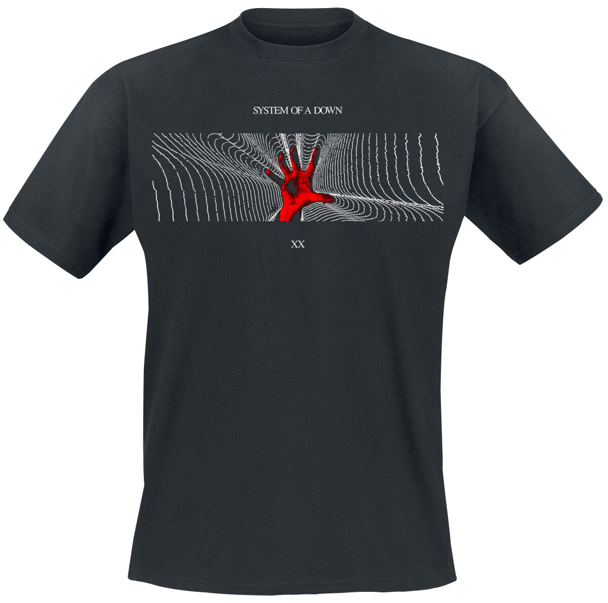 T-Shirt Manches courtes  de System Of A Down - Radiation - S à XXL - pour Homme - noir - System Of A Down