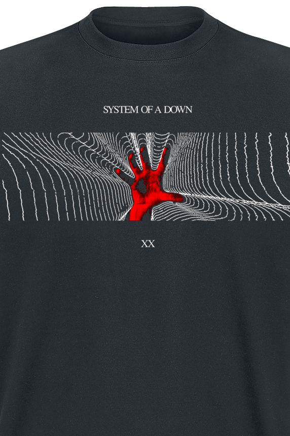T-Shirt Manches courtes  de System Of A Down - Radiation - S à XXL - pour Homme - noir - System Of A Down - View 2