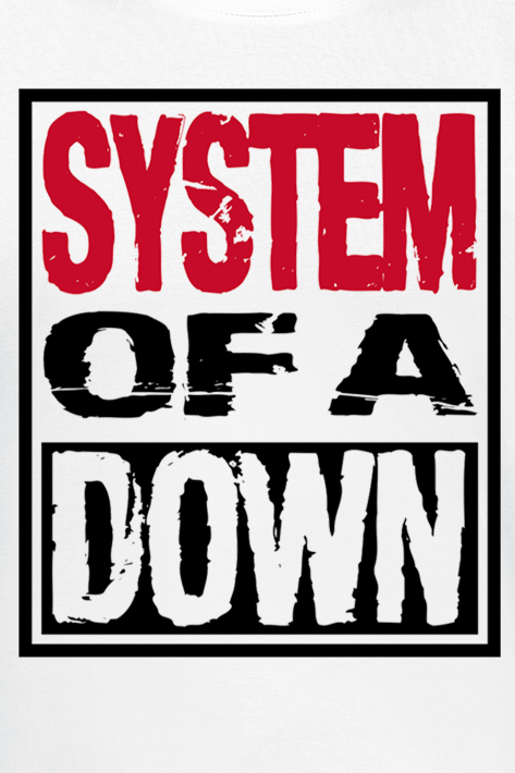T-Shirt Manches courtes  de System Of A Down - Triple Stack Box - S à XXL - pour Homme - blanc - System Of A Down - View 2