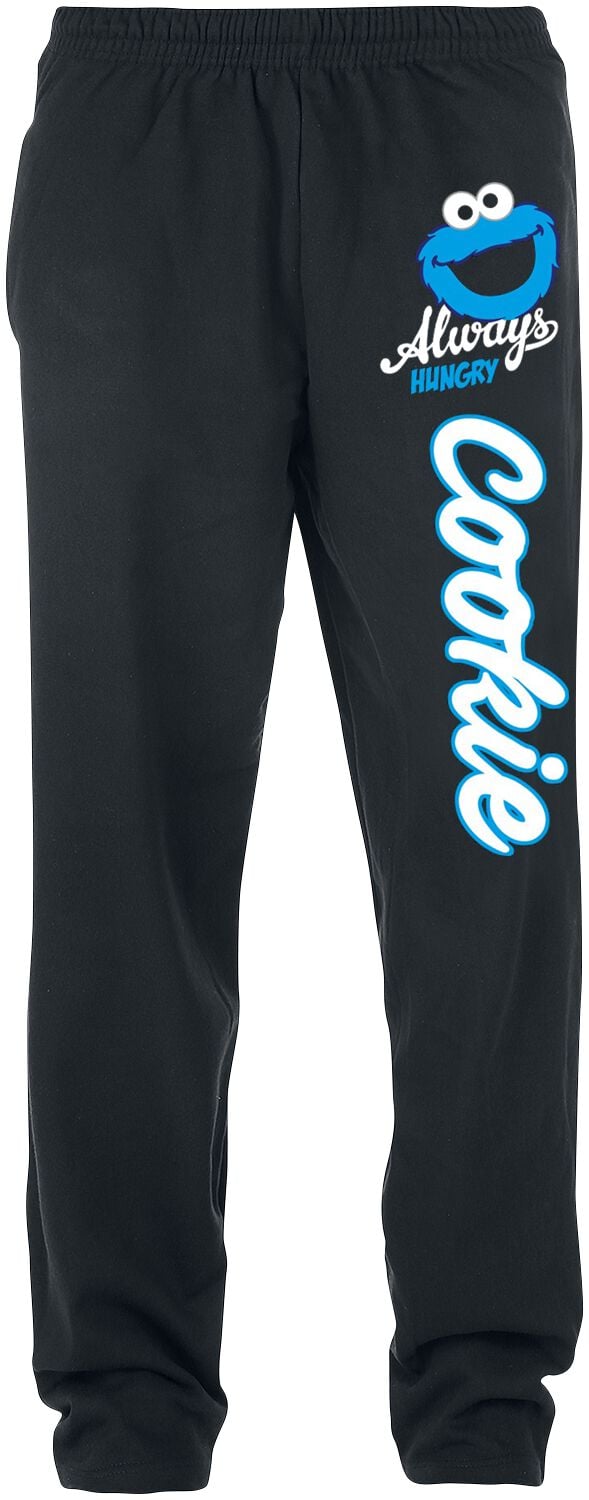 Bas de survêtement  de Sesame Street - Cookie Monster - Always Hungry - S à M - pour Homme - noir - Sesame Street