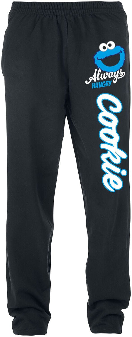 Bas de survêtement  de Sesame Street - Cookie Monster - Always Hungry - S à M - pour Homme - noir - Sesame Street