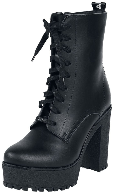 Bottes Gothic de Altercore - Ivy Vegan - EU36 à EU40 - pour Femme - noir - Altercore