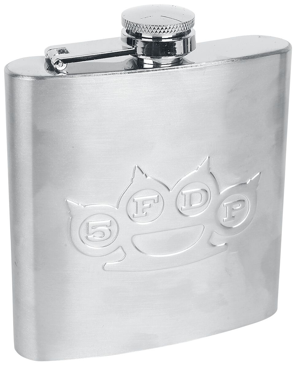 Flasque de hanche  de Five Finger Death Punch - Logo - pour Unisexe - couleur argent - Five Finger Death Punch