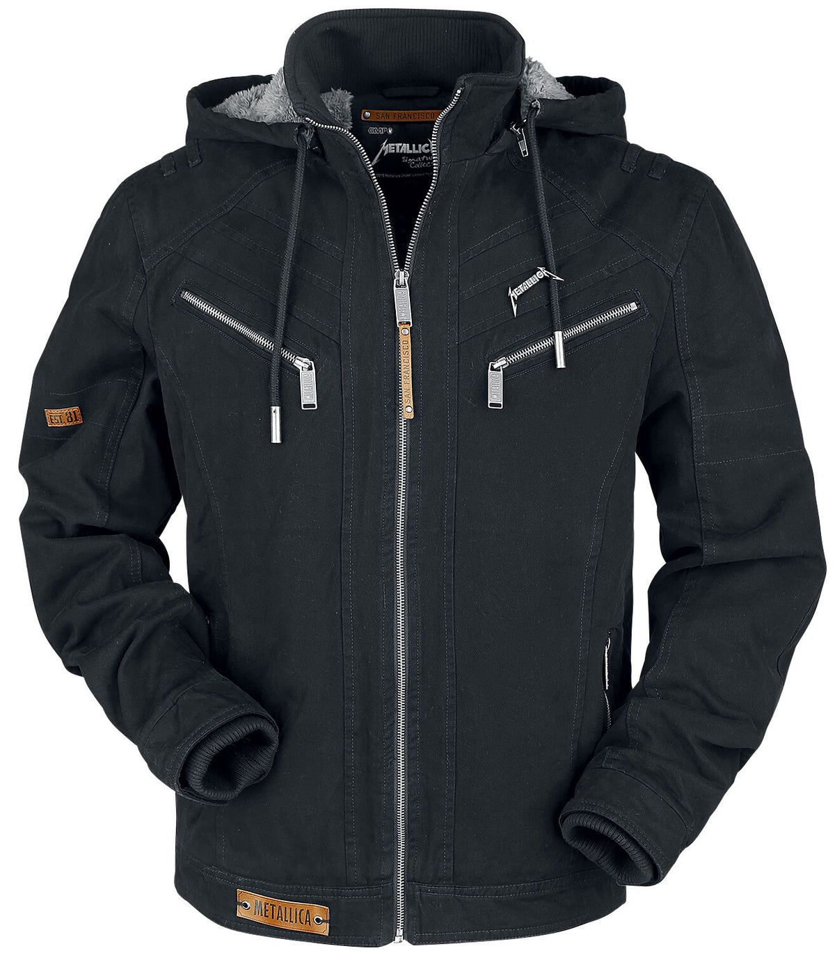Veste d'hiver  de Metallica - EMP Signature Collection - M à 3XL - pour Homme - noir/gris - metallica