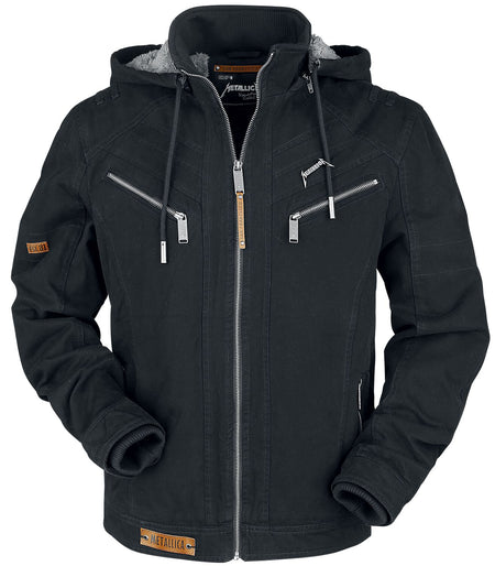 Veste d'hiver  de Metallica - EMP Signature Collection - M à 3XL - pour Homme - noir/gris - metallica