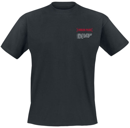 T-Shirt Manches courtes  de Linkin Park - Meteora Rouge - S à XXL - pour Homme - noir - Linkin Park