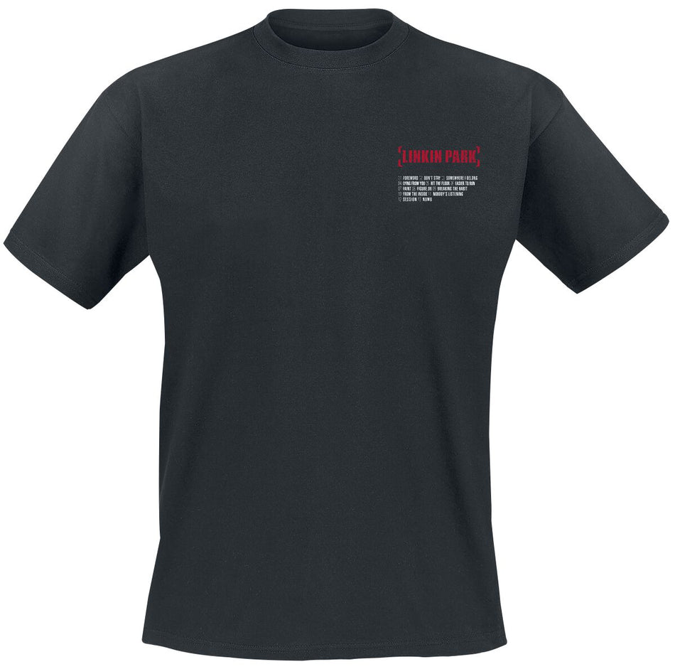 T-Shirt Manches courtes  de Linkin Park - Meteora Rouge - S à XXL - pour Homme - noir - Linkin Park