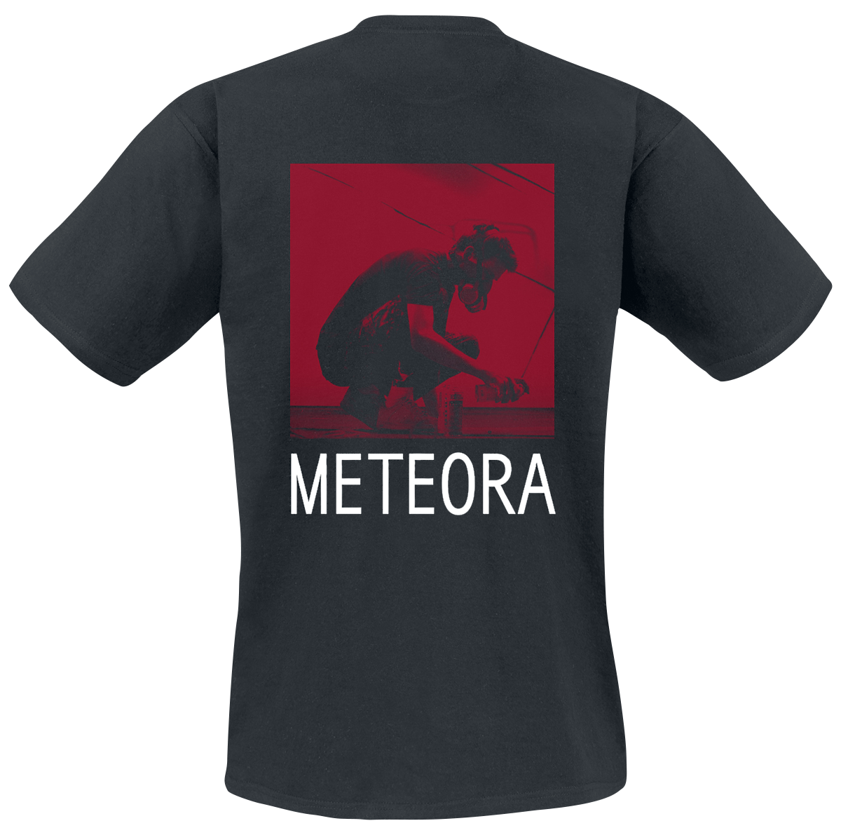 T-Shirt Manches courtes  de Linkin Park - Meteora Rouge - S à XXL - pour Homme - noir - Linkin Park - View 2