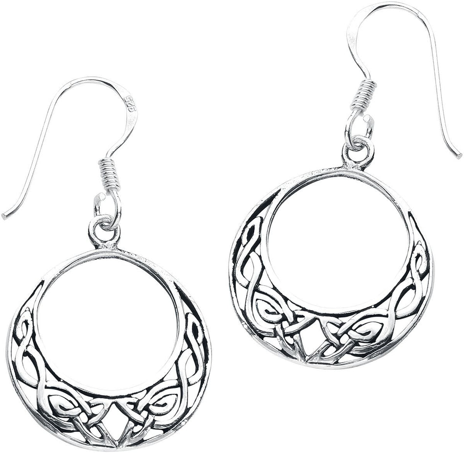 Boucles d'oreilles  de Toltecs Amulet - Celtic Knot - pour Femme - couleur argent - Toltecs Amulet