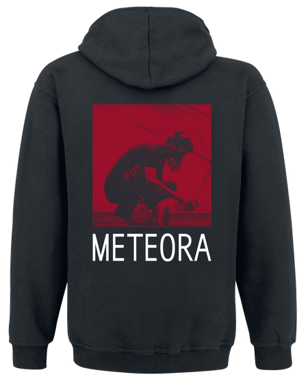 Sweat-shirt zippé à capuche  de Linkin Park - Meteora Rouge - M - pour Homme - noir - Linkin Park - View 2