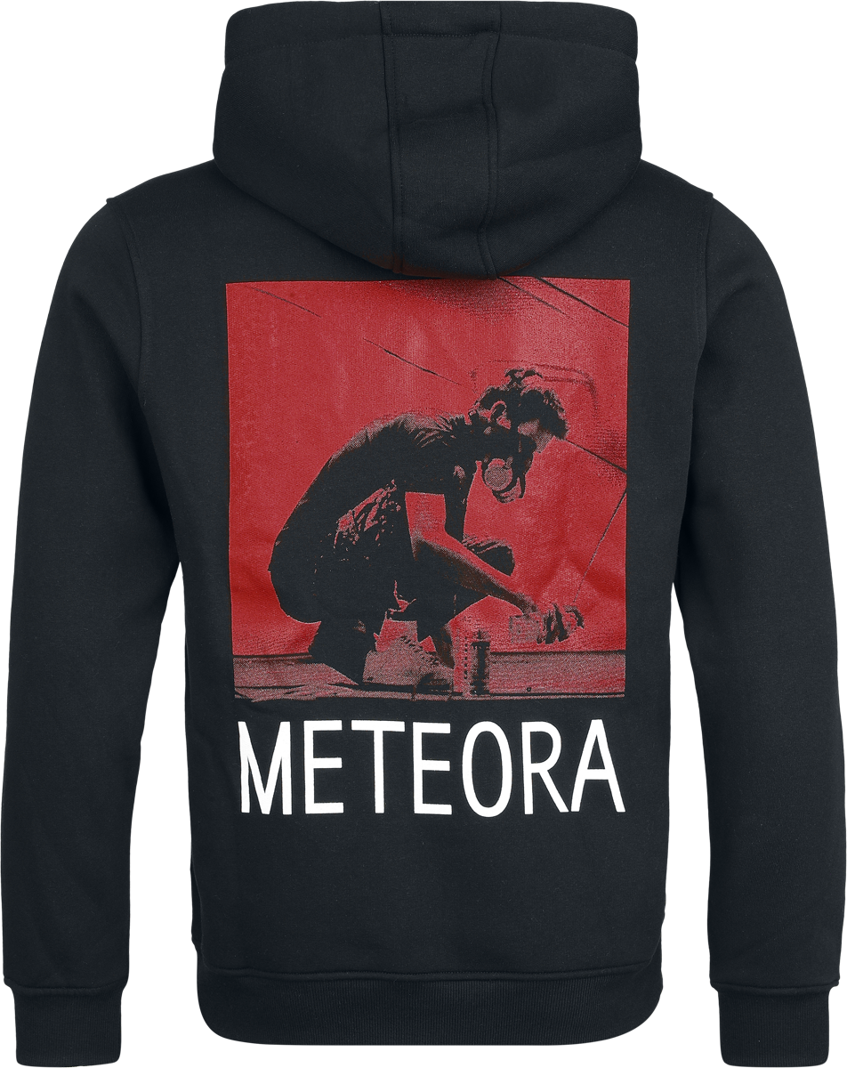 Sweat-shirt zippé à capuche  de Linkin Park - Meteora Rouge - S à XXL - pour Homme - noir - Linkin Park - View 2