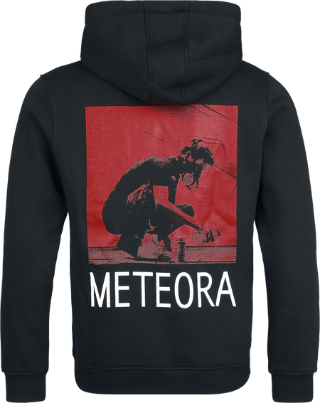Sweat-shirt zippé à capuche  de Linkin Park - Meteora Rouge - S à XXL - pour Homme - noir - Linkin Park - View 2