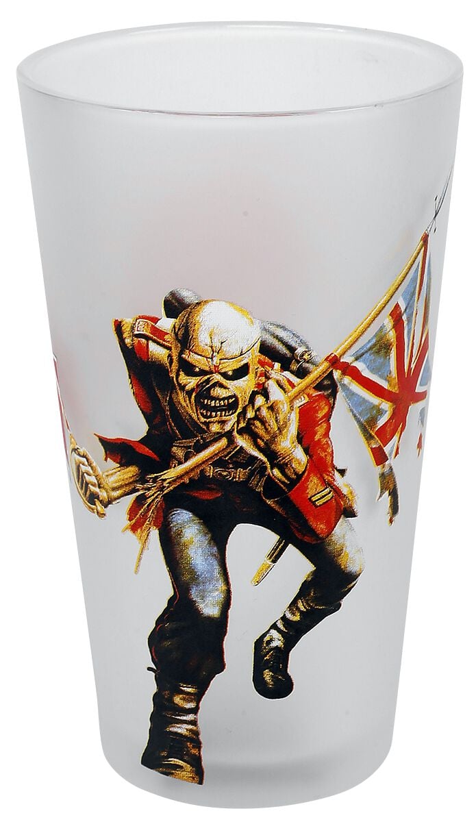 Verre à bière  de Iron Maiden - Trooper - pour Unisexe - blanc - Iron Maiden