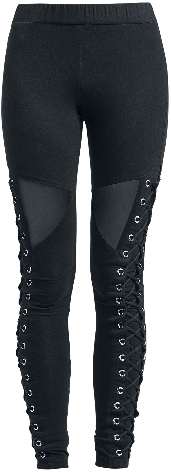 Legging Gothic de Vixxsin - Leggings Onyx - S à XL - pour Femme - noir - Vixxsin