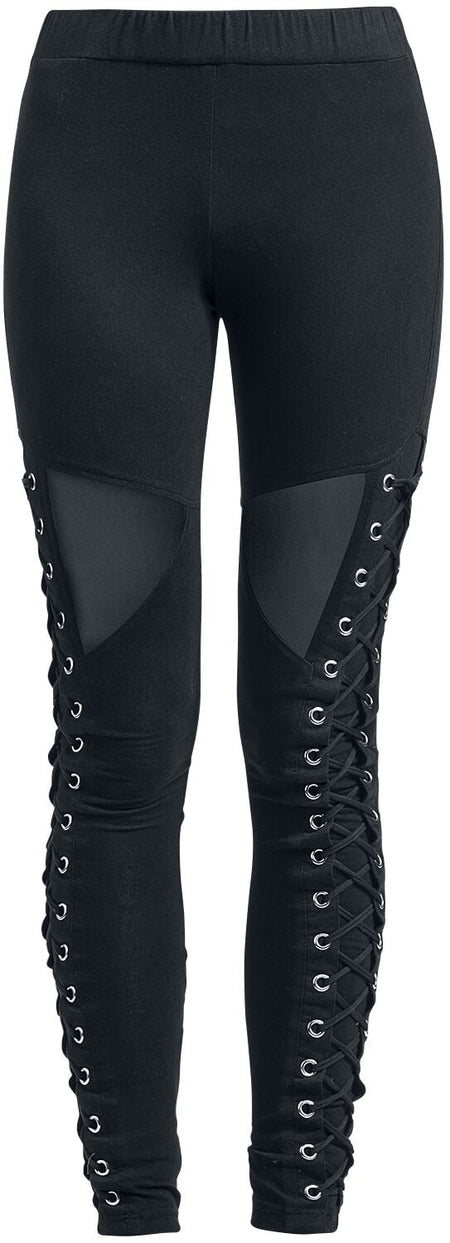 Legging Gothic de Vixxsin - Leggings Onyx - S à XL - pour Femme - noir - Vixxsin