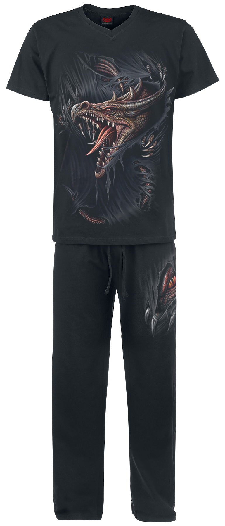 Pyjama  de Spiral - Breaking Out - S à 4XL - pour Homme - noir - Spiral - View 2