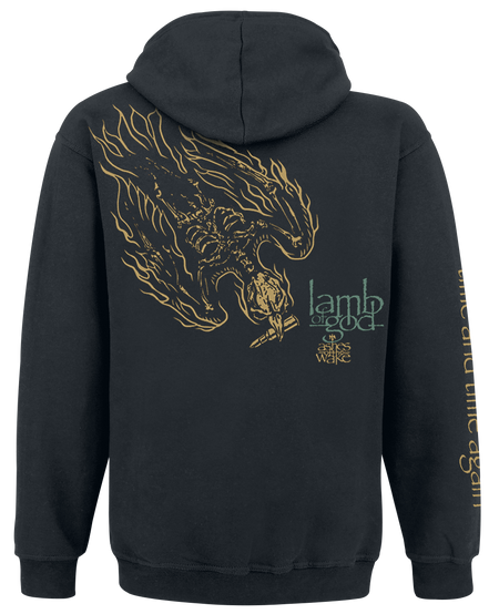 Sweat-shirt à capuche  de Lamb Of God - Ashes Of The Wake Time - M à XXL - pour Homme - noir - Lamb Of God - View 2