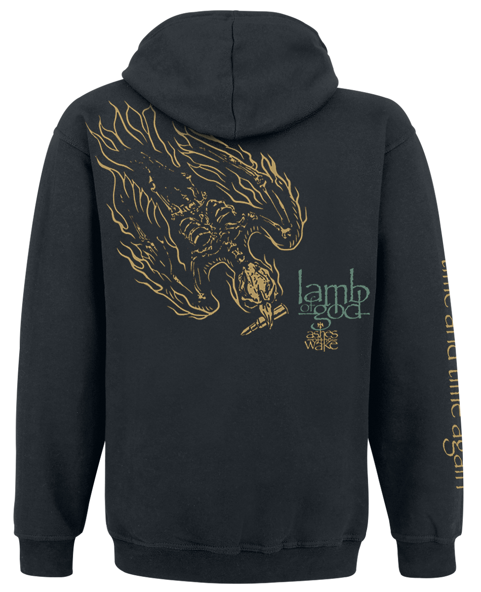 Sweat-shirt à capuche  de Lamb Of God - Ashes Of The Wake Time - M à XXL - pour Homme - noir - Lamb Of God - View 2