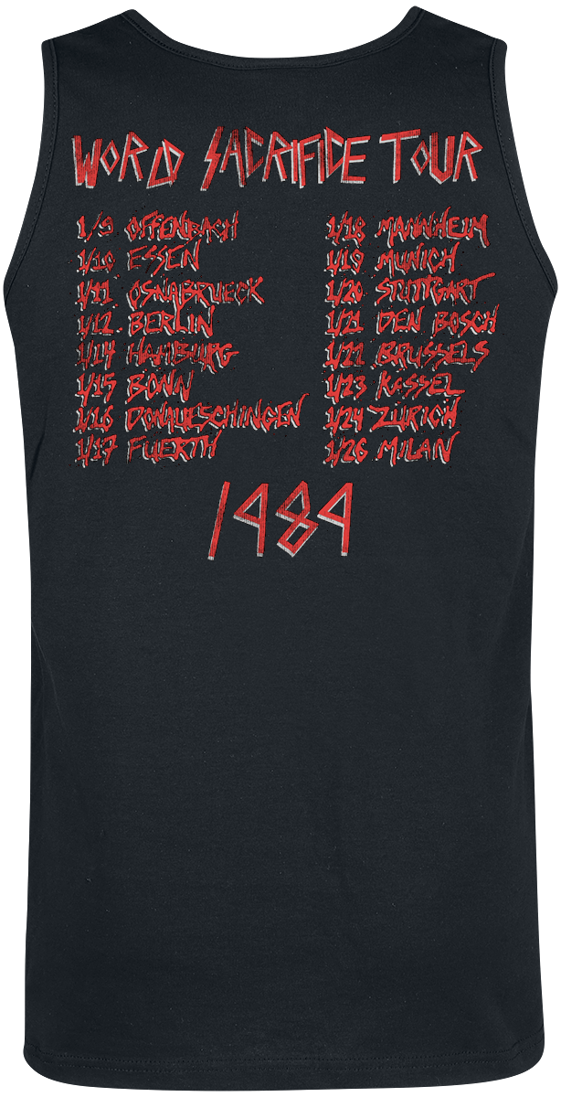 Débardeur  de Slayer - World Sacrifice - M à XXL - pour Homme - noir - Slayer - View 2
