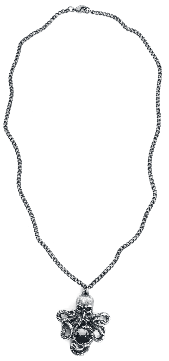 Collier Gothic de Alchemy Gothic - Pendentif Mammon Of The Deep - pour Homme - couleur argent - Alchemy Gothic - View 2