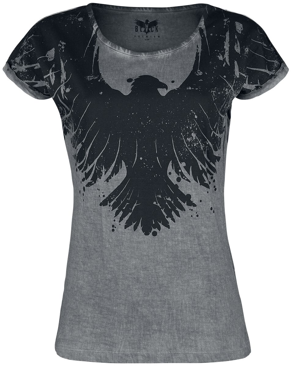 T-Shirt Manches courtes  de Black Premium by EMP - Dare To Be Different - S à XXL - pour Femme - gris - Black Premium by EMP