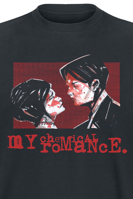 T-Shirt Manches courtes  de My Chemical Romance - Faces - M à XL - pour Homme - noir - My Chemical Romance - View 2
