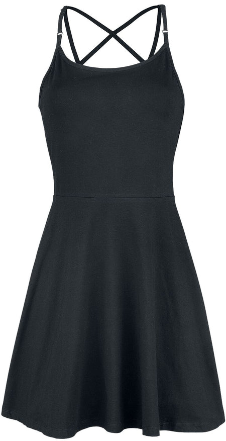 Robe mi-longue Gothic de Gothicana by EMP - Another Dimension - S à XL - pour Femme - noir - Gothicana by EMP
