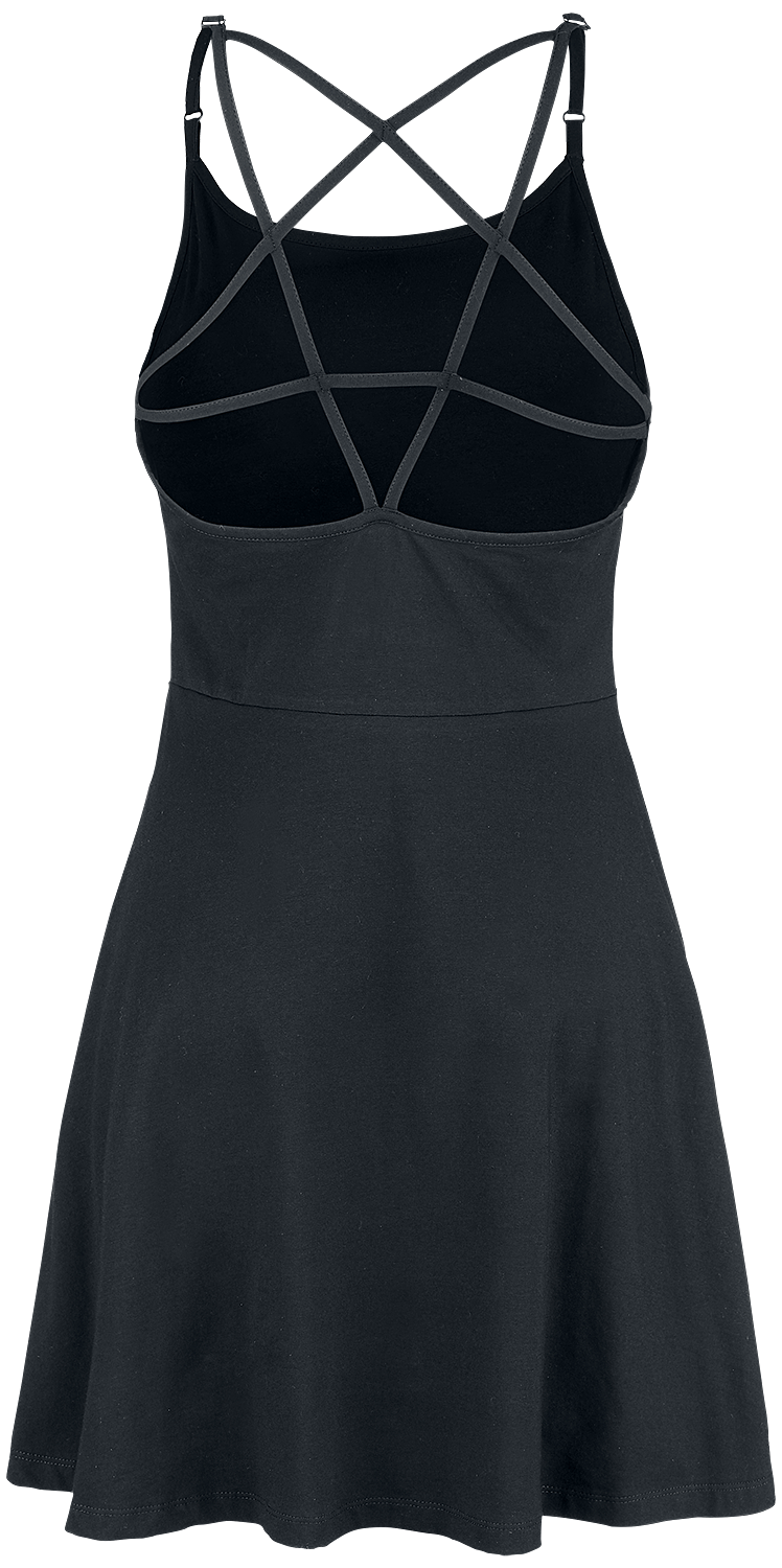 Robe mi-longue Gothic de Gothicana by EMP - Another Dimension - M à XXL - pour Femme - noir - Gothicana by EMP - View 2