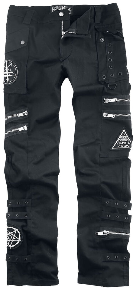 Pantalon en toile Gothic de Heartless - Pantalon Jaxon - W30L32 à W38L34 - pour Homme - noir - Heartless