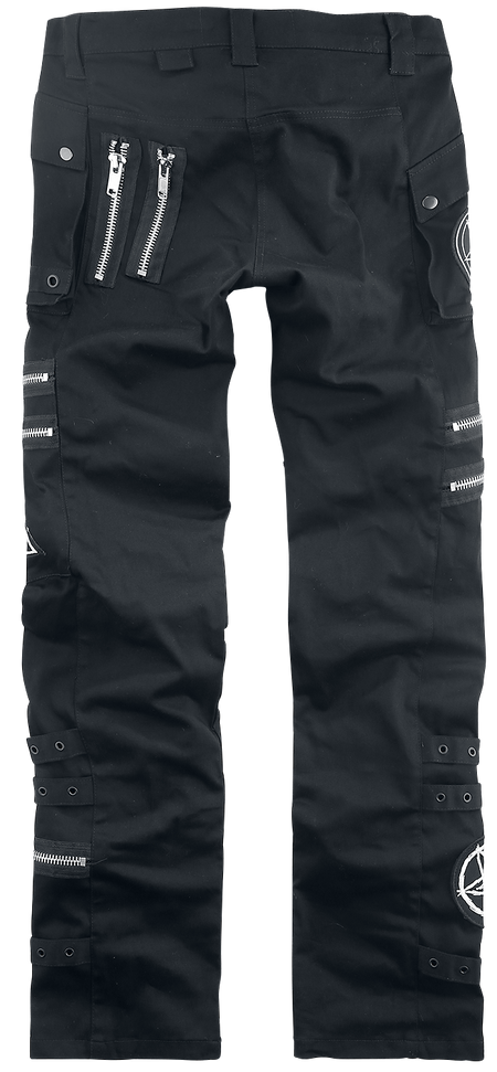 Pantalon en toile Gothic de Heartless - Pantalon Jaxon - W30L32 à W38L34 - pour Homme - noir - Heartless - View 2