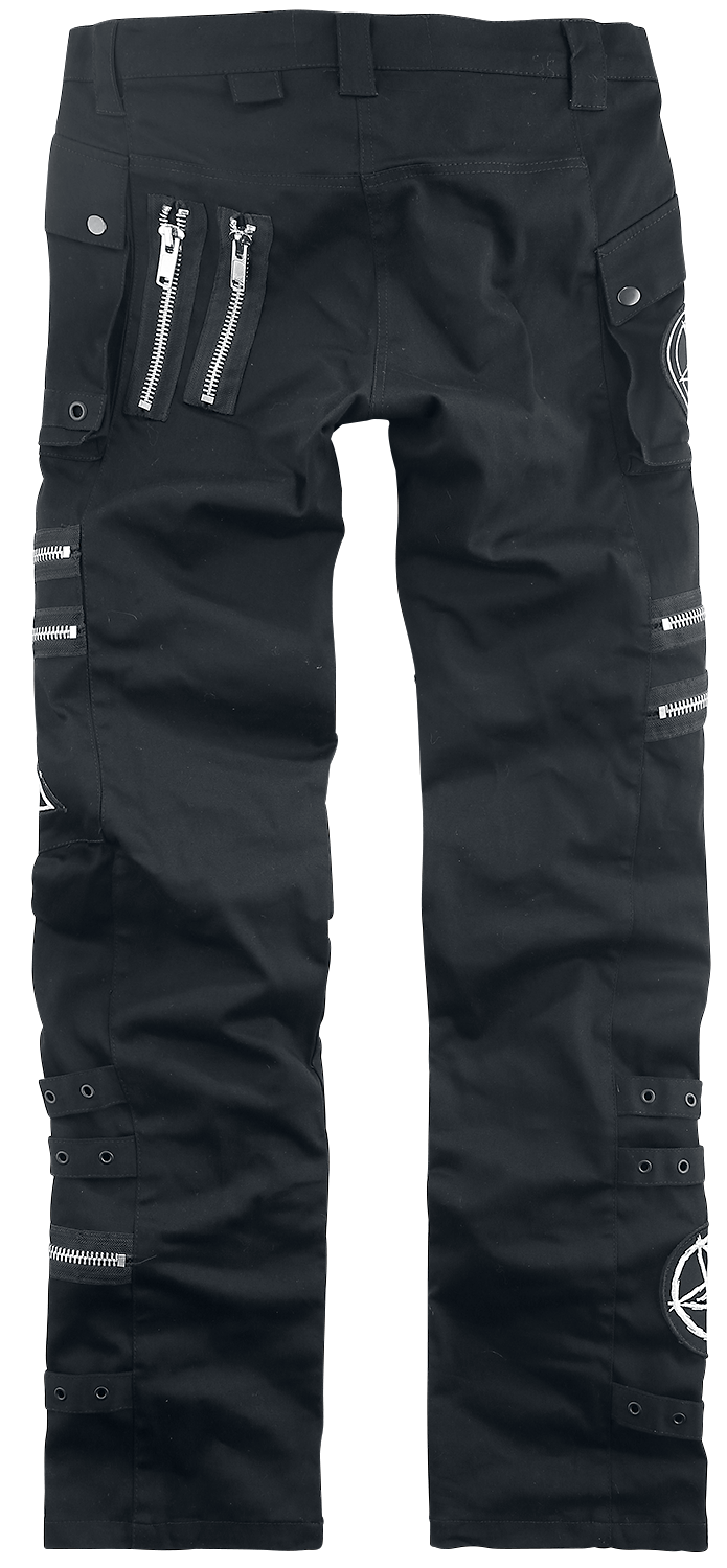 Pantalon en toile Gothic de Heartless - Pantalon Jaxon - W30L32 à W38L34 - pour Homme - noir - Heartless - View 2