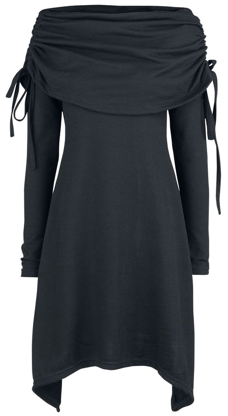 Pull tricoté Gothic de Vixxsin - Haut Lyrik - S à M - pour Femme - noir - Vixxsin