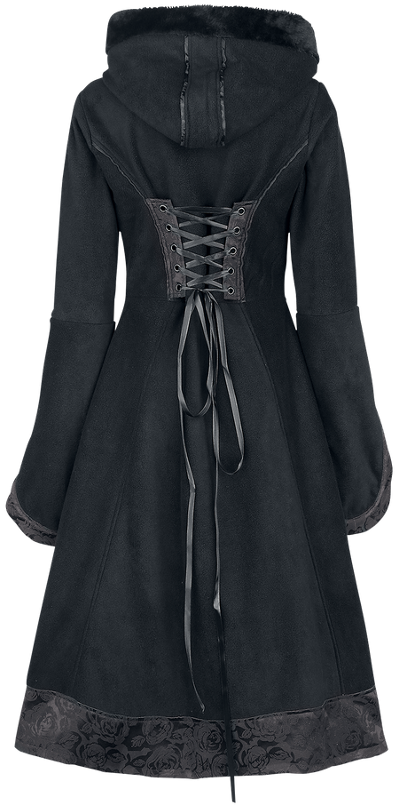 Manteaux  de Poizen Industries - Manteau Luella - S à XL - pour Femme - noir - Poizen Industries - View 2