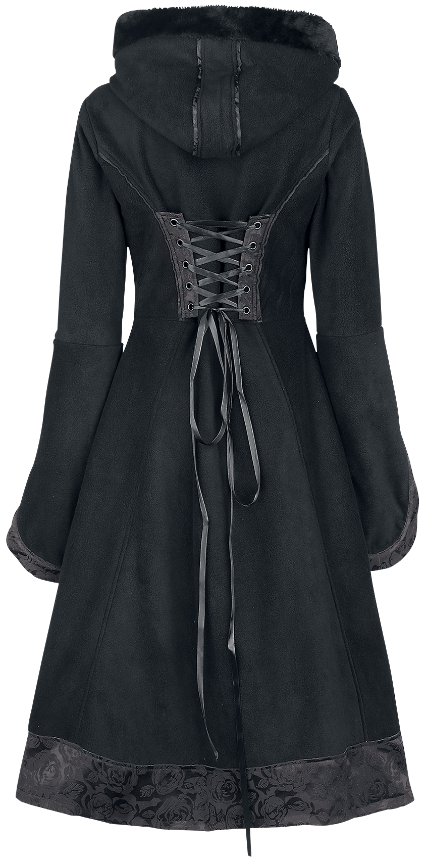 Manteaux  de Poizen Industries - Manteau Luella - S à XL - pour Femme - noir - Poizen Industries - View 2