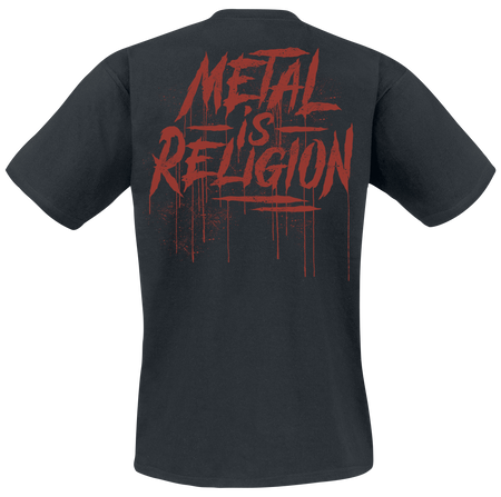 T-Shirt Manches courtes  de Powerwolf - Via Dolorosa - S à 5XL - pour Homme - noir - Powerwolf - View 2