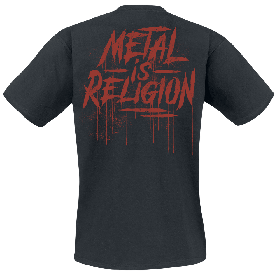 T-Shirt Manches courtes  de Powerwolf - Via Dolorosa - S à 5XL - pour Homme - noir - Powerwolf - View 2